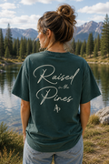 The Raised in the Pines Women's Pocket Tee