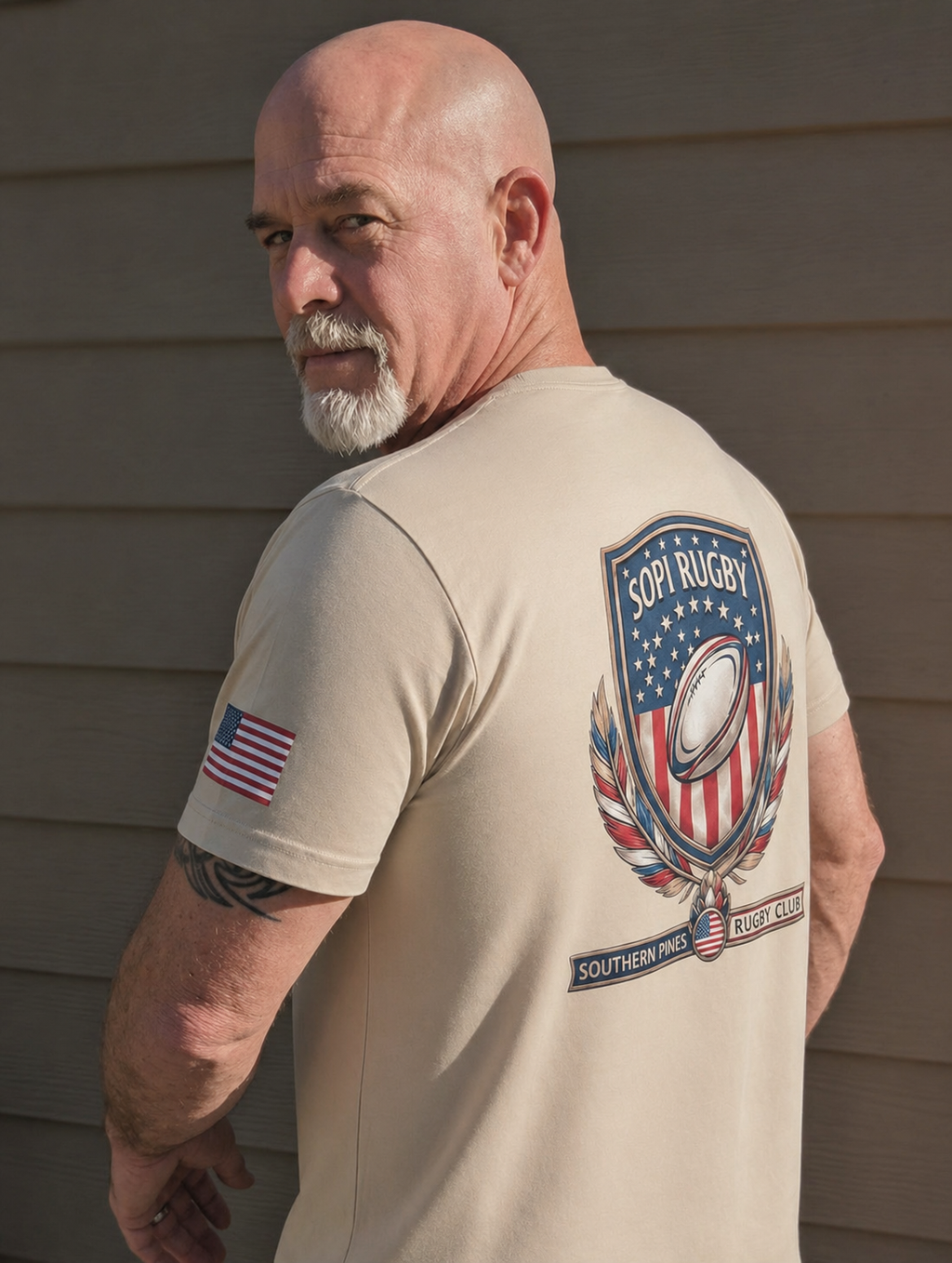 Special Edition: Tan American Crest Tee