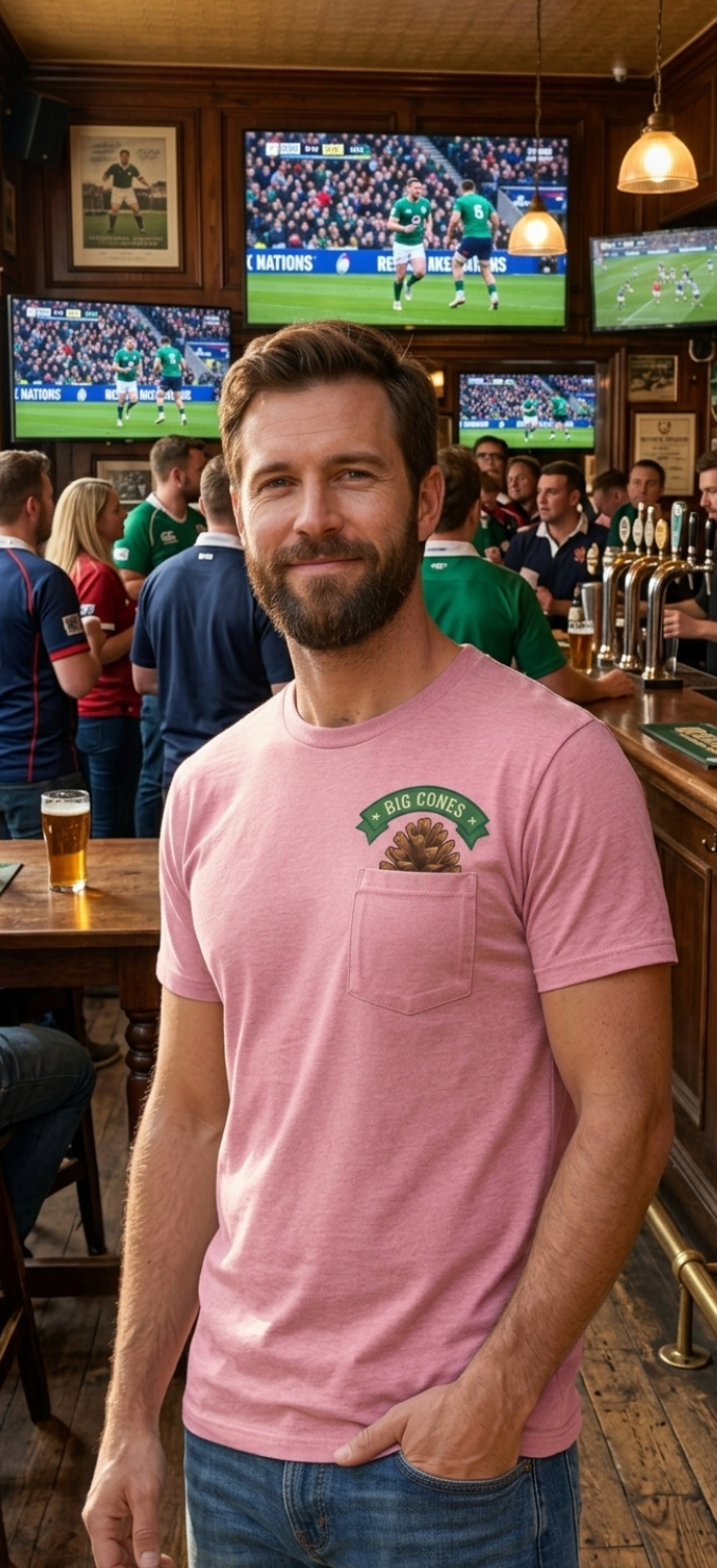 Peek-a-Boo Big Cone Cotton Tee